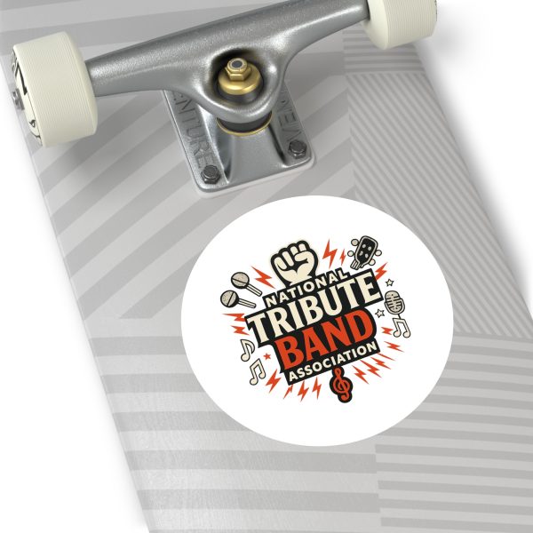Music-Themed Round Vinyl Stickers, Rock Band Decals, Tribute Band Stickers, Festival Accessories, Music Lover Gifts - Image 16
