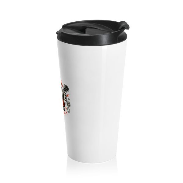 Stainless Steel Travel Mug with Music Theme, Perfect for Musicians and Concert Lovers, Gift for Band Fans, Travel Coffee Cup, National [...] - Image 4