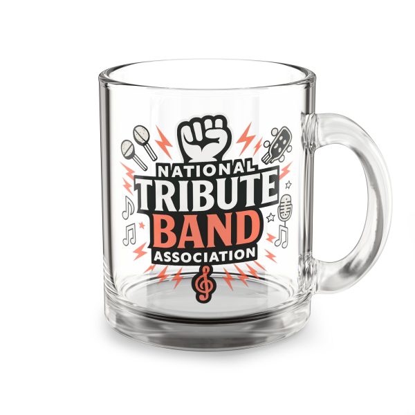 National Tribute Band Association Glass Mug, Perfect Gift for Music Lovers, Coffee Lovers, Unique Cup for Events, Rocking Mug, [...]