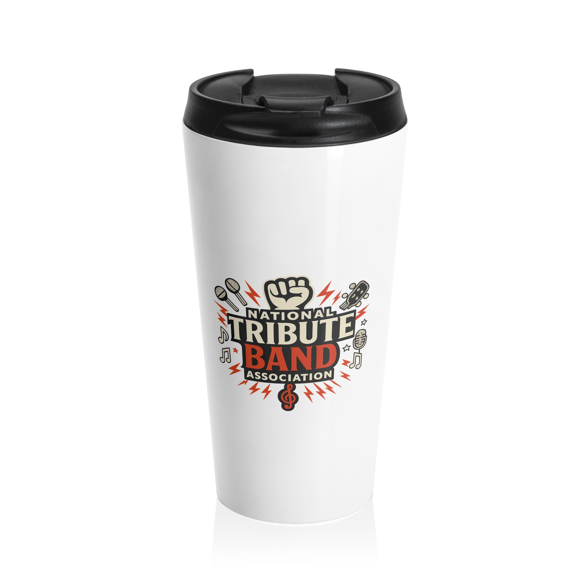 Stainless Steel Travel Mug with Music Theme, Perfect for Musicians and Concert Lovers, Gift for Band Fans, Travel Coffee Cup, National [...]