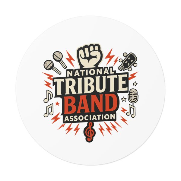 Music-Themed Round Vinyl Stickers, Rock Band Decals, Tribute Band Stickers, Festival Accessories, Music Lover Gifts - Image 17