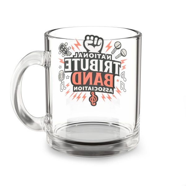 National Tribute Band Association Glass Mug, Perfect Gift for Music Lovers, Coffee Lovers, Unique Cup for Events, Rocking Mug, [...] - Image 3