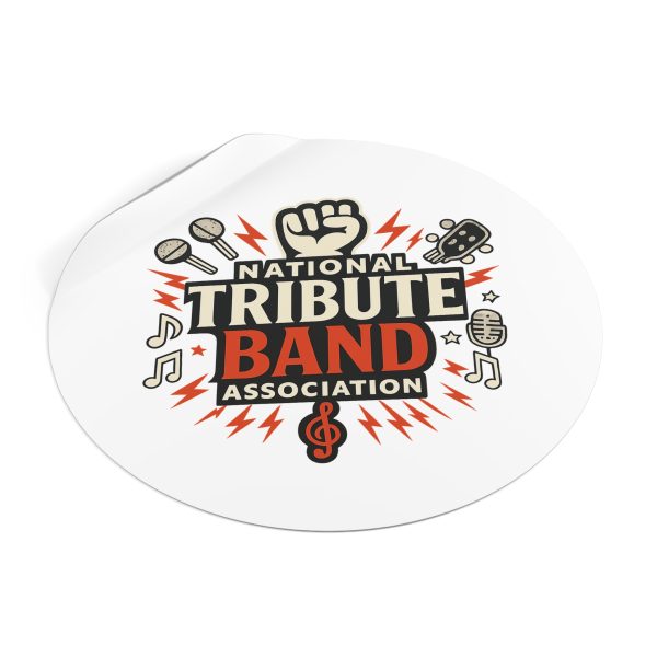 Music-Themed Round Vinyl Stickers, Rock Band Decals, Tribute Band Stickers, Festival Accessories, Music Lover Gifts - Image 10