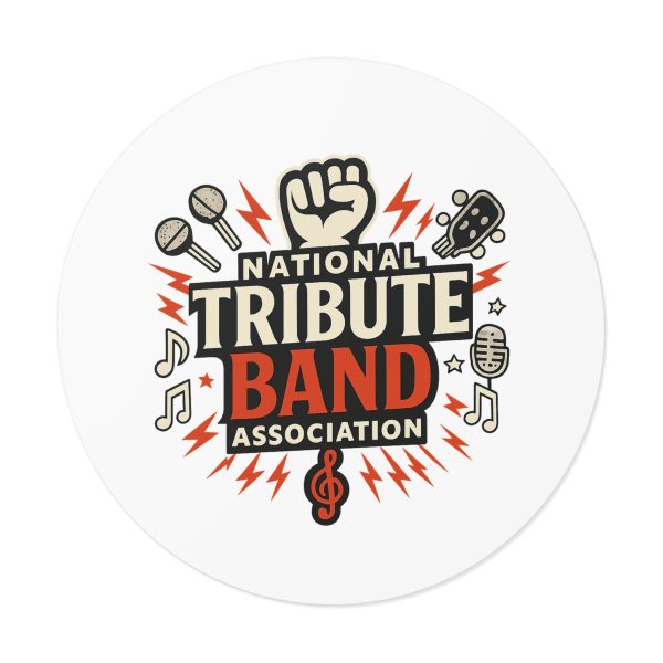 Music-Themed Round Vinyl Stickers, Rock Band Decals, Tribute Band Stickers, Festival Accessories, Music Lover Gifts - Image 9