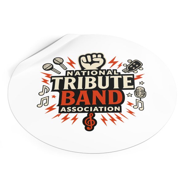 Music-Themed Round Vinyl Stickers, Rock Band Decals, Tribute Band Stickers, Festival Accessories, Music Lover Gifts - Image 18