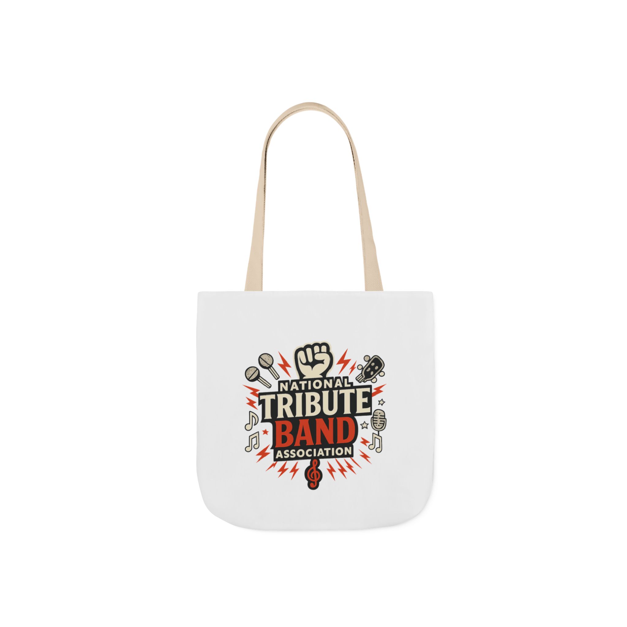National Tribute Band Association Canvas Tote Bag, Music Lover Gift, Concert Bag, Band Merchandise, Eco-Friendly Tote