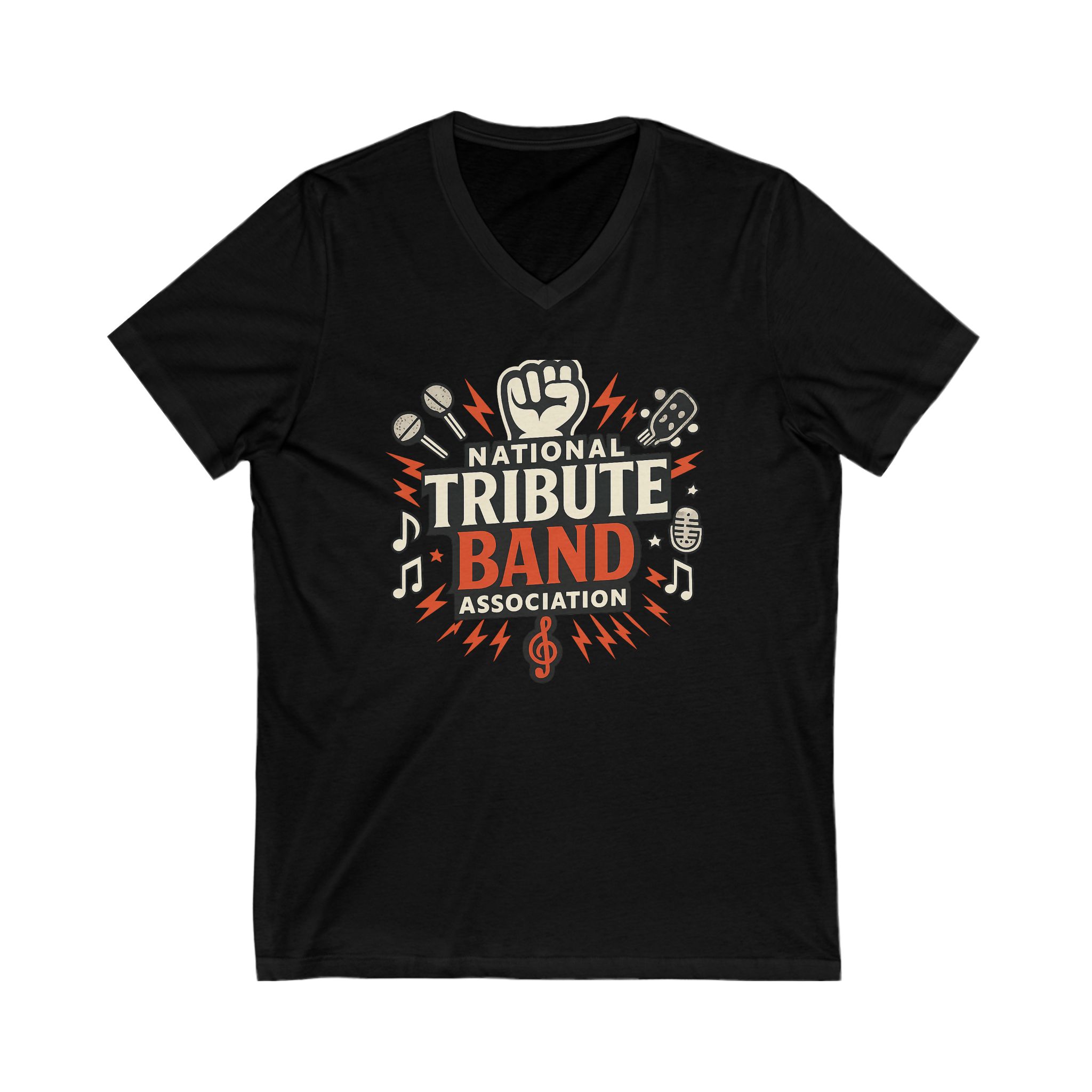 Tribute Band V-Neck Tee | Music Lover Shirt, Concert Outfit, Gift for Musicians, Band Tribute Fan Tee, Music Festival Apparel