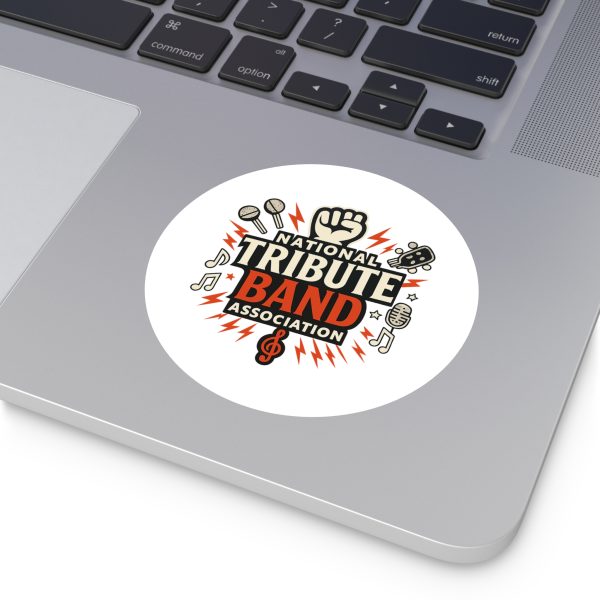 Music-Themed Round Vinyl Stickers, Rock Band Decals, Tribute Band Stickers, Festival Accessories, Music Lover Gifts - Image 12
