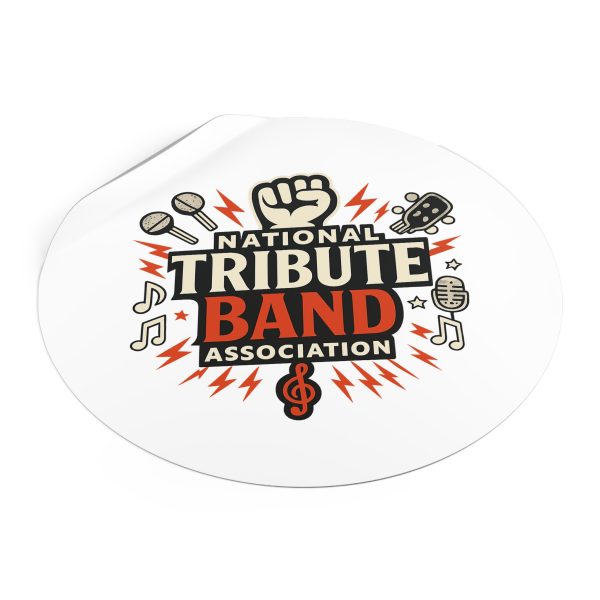 Music-Themed Round Vinyl Stickers, Rock Band Decals, Tribute Band Stickers, Festival Accessories, Music Lover Gifts - Image 14