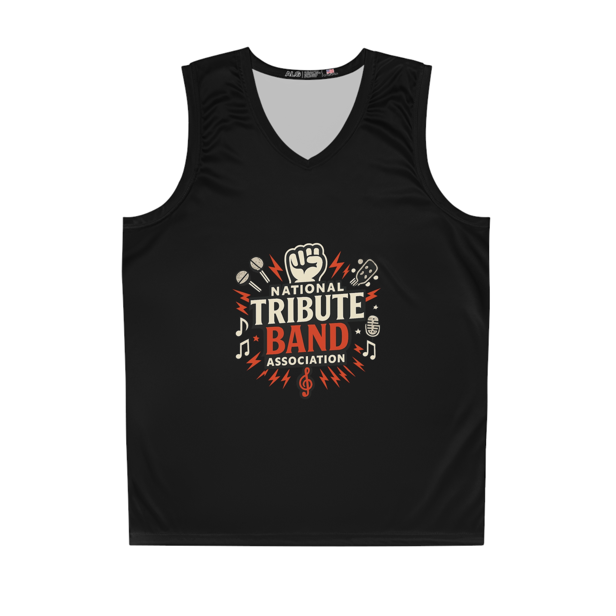 National Tribute Band Association Basketball Jersey, Sports Jersey, Music Jersey, Gift for Musicians, Concert Attire, Fun Teamwear