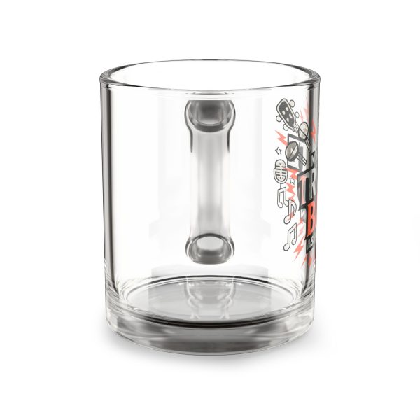 National Tribute Band Association Glass Mug, Perfect Gift for Music Lovers, Coffee Lovers, Unique Cup for Events, Rocking Mug, [...] - Image 2